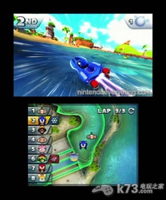 3ds 索尼克全明星赛车变形美版提供下载-索尼克全明星赛车变形中文版下载