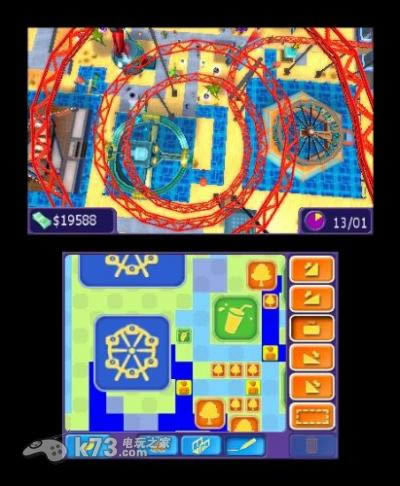 3ds 过山车大亨3D欧版下载-过山车大亨3D汉化版下载