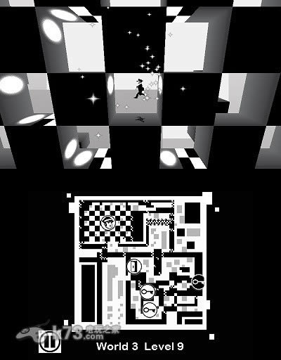 3ds 变幻世界黑白迷宫美版提供下载-变幻世界黑白迷宫中文版下载