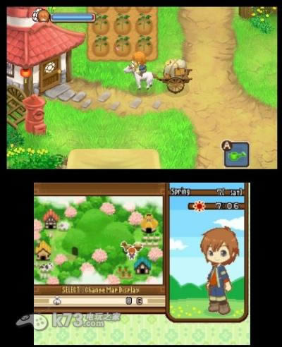 3ds 牧场物语3D双子村美版提供下载-牧场物语3D双子村中文版下载
