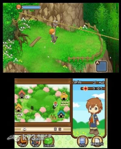 3ds 牧场物语3D双子村美版提供下载-牧场物语3D双子村中文版下载