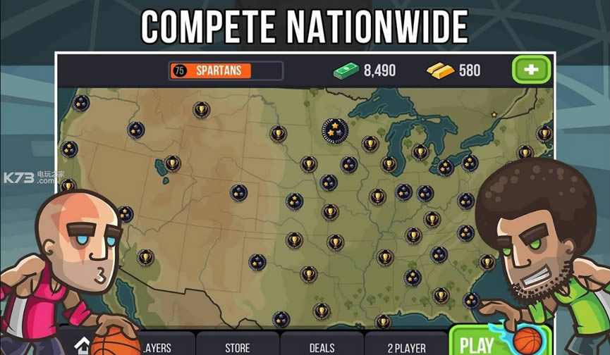 ����ս��iphone/ipad��-Basketball Battleƻ��Խ��������v2.2.16