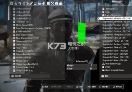 辐射4上古卷轴5界面MOD免费下载-辐射4背包界面修改mod