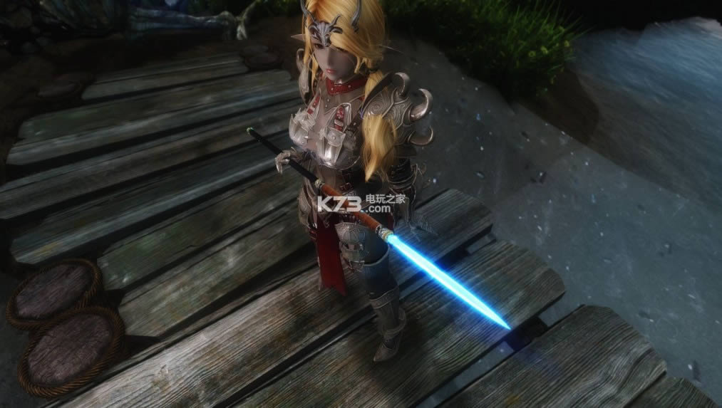 上古卷轴5泪痕武器MOD免费下载-上古卷轴5激光长柄武器mod
