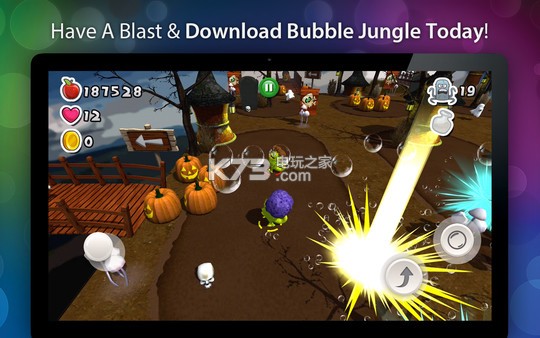 ��ĭ���ֳ�����ɫ������Ϸ���������ƽ��-Bubble Jungle?Super Chameleon Platformer World�������������