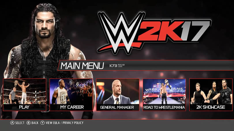 WWE2K17 �����ƽ������ ��ͼ