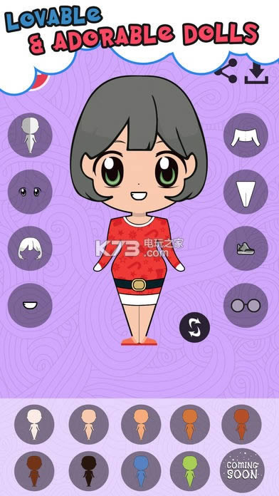 Kawaii Avatar Maker Anime Girl破解版免费提供下载v1.0