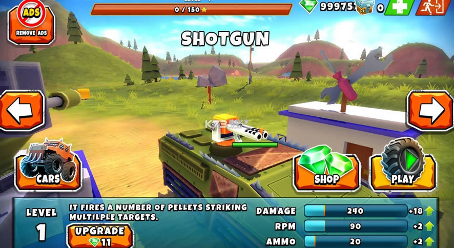 越野僵尸路破解版-越野僵尸路无限钻石版下载v1.2.1