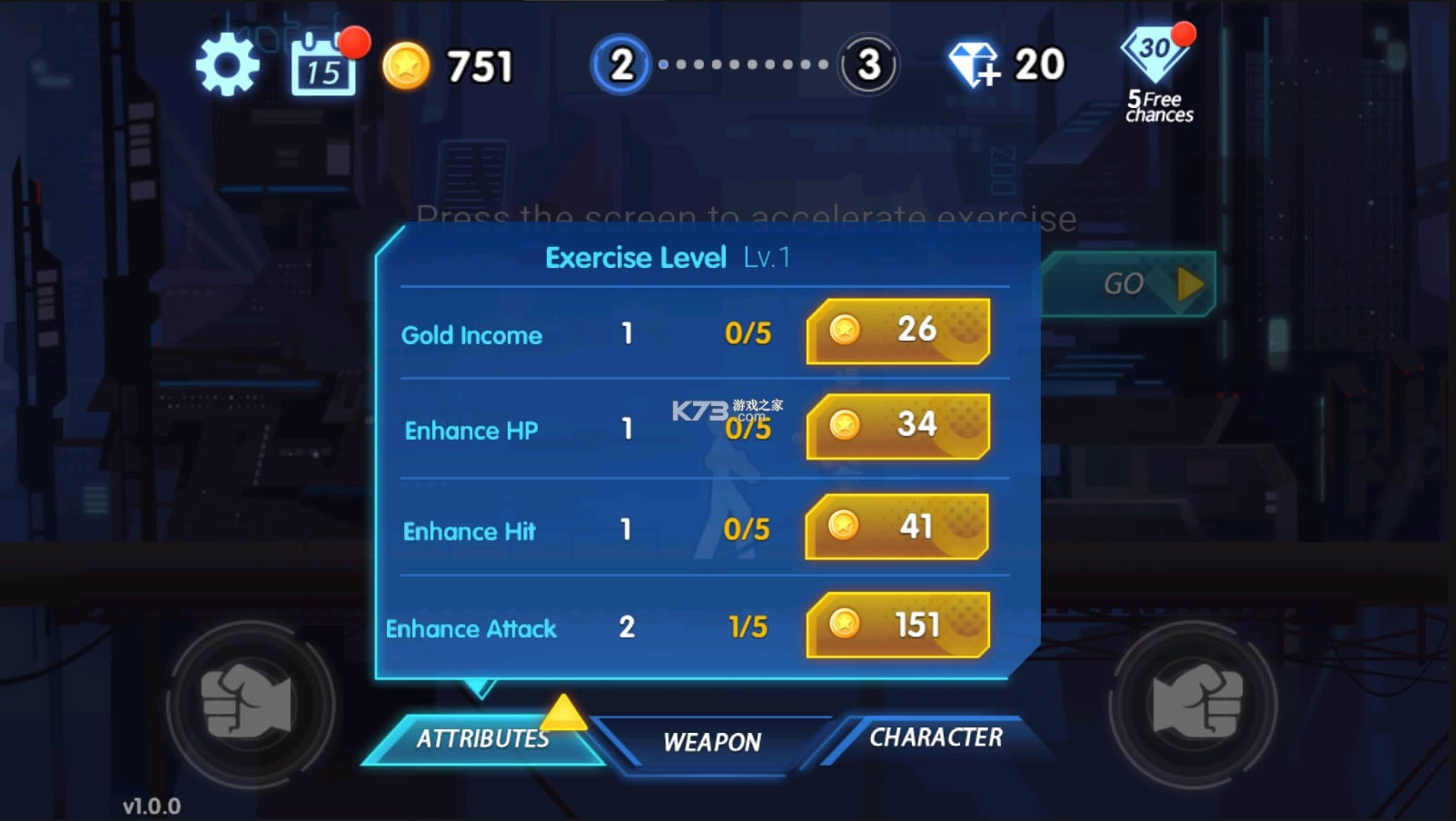 手指功夫决战火柴人破解版-手指功夫决战火柴人无限金币钻石版下载v1.0.0