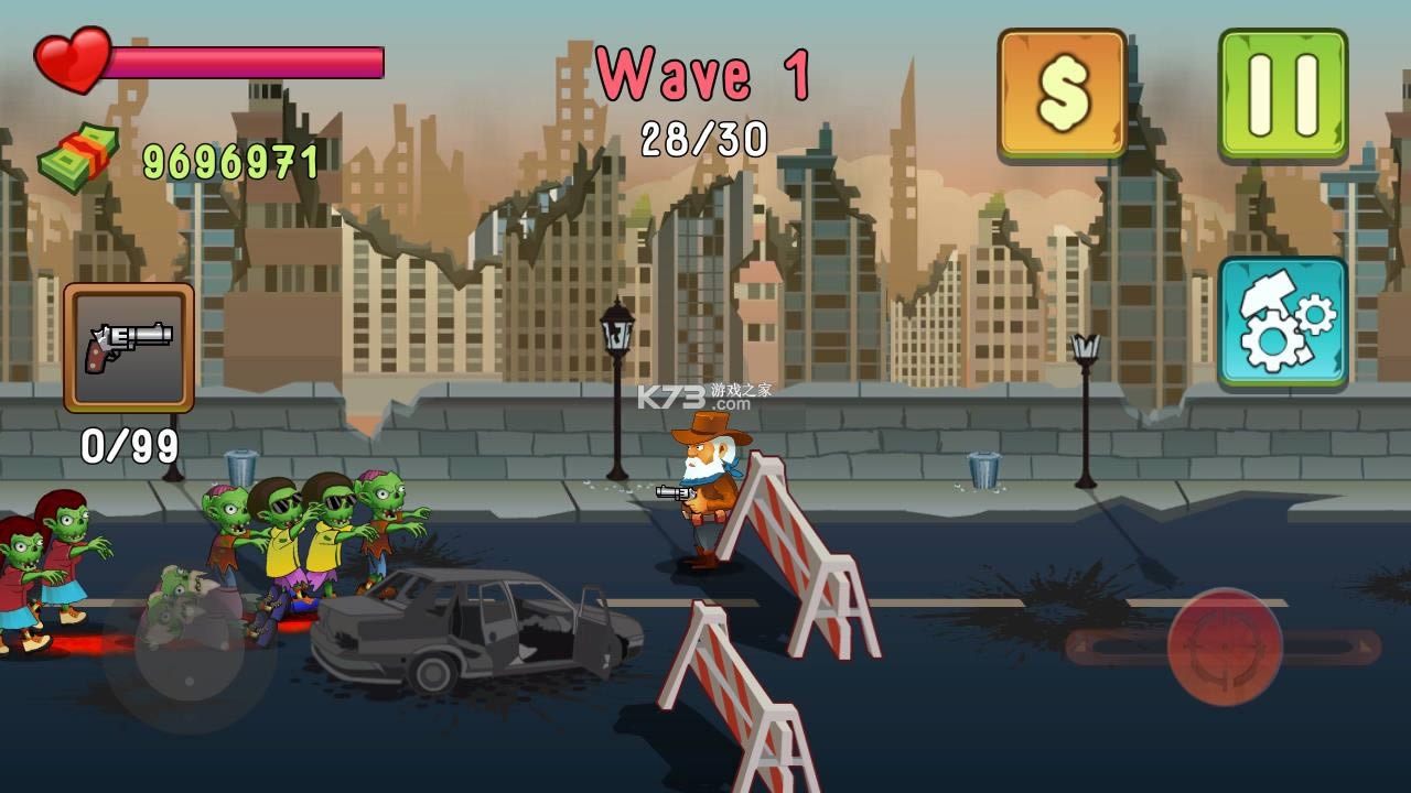 两个家伙和僵尸 v1.1.8 破解版 截图