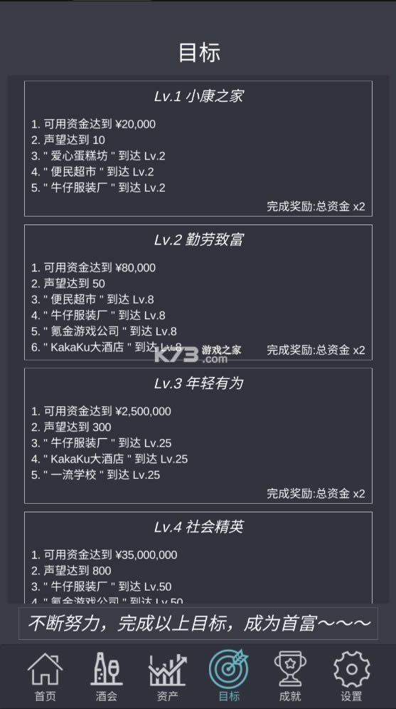 挂机当富豪 v2.0 游戏 截图