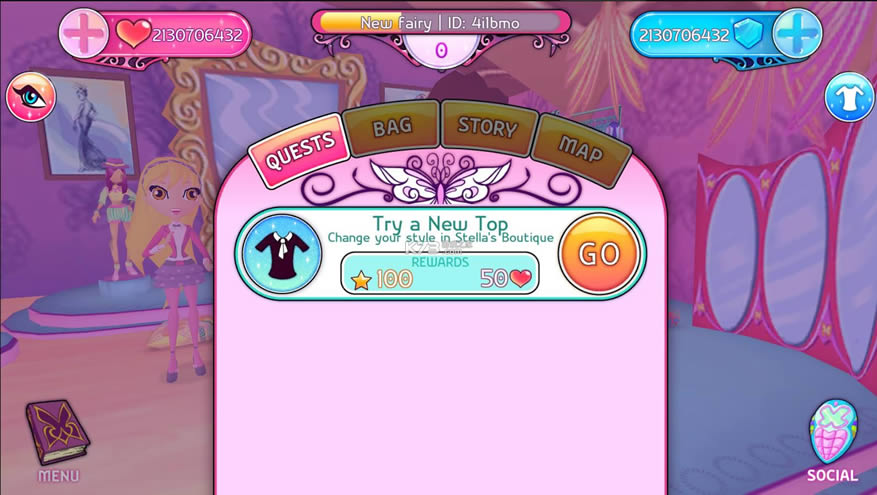 魔法俏佳人学校 v3.0.16 无限钻石游戏破解版 截图