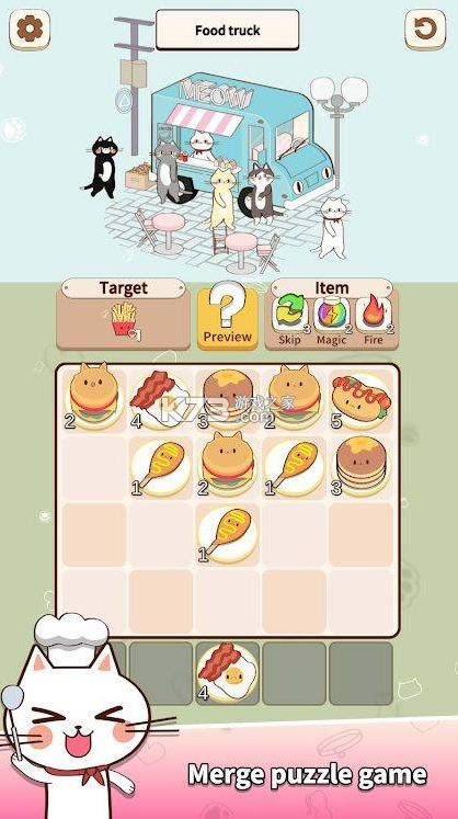 猫咪合并咖啡馆 v1.17 游戏 截图