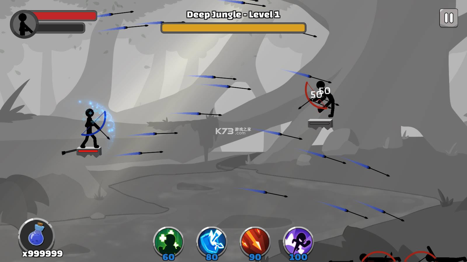火柴人战争弓箭 v1.26 破解版 截图