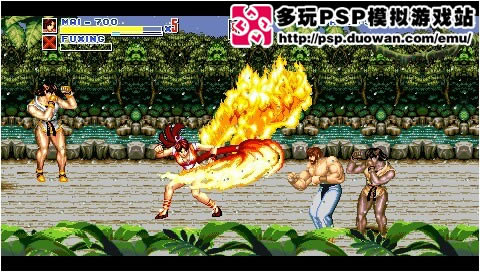 PSP模拟:2D横版过关《饿狼传说过关版》下载