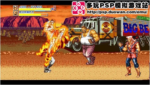 PSP模拟:2D横版过关《饿狼传说过关版》下载