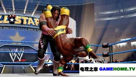 PSP 3D对战格斗《美国职业全明星摔跤》美版下载下载-电玩之家