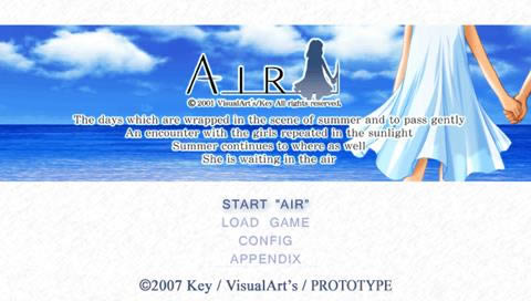 PSP《鸟之诗/AIR》汉化中文版下载