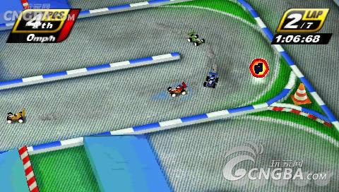 PSP小游戏《触摸赛车》欧版下载下载