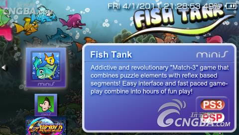 PSP小游戏《鱼缸》欧版下载下载